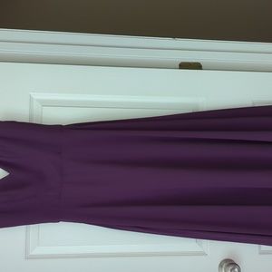 Morilee Madeline Gardner Bridesmaid Dress size 2 uk sz 4 (eggplant purple)